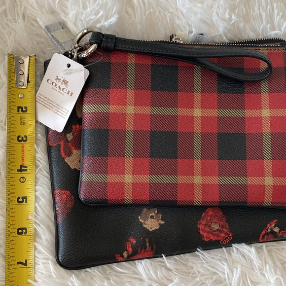 COACH POUCH TRIO IN COATED CANVAS - Picture 4 of 5